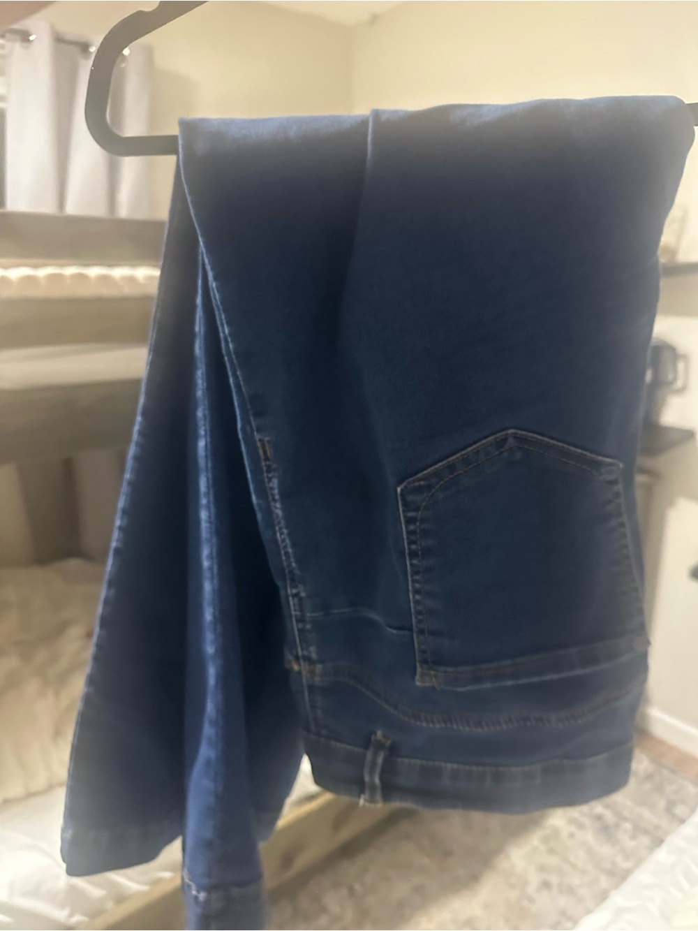 Classic Dark Blue Women's Jeans Super Stretchy